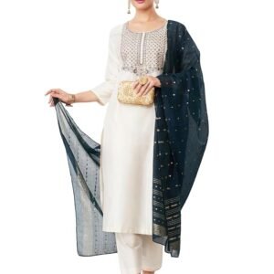 Klosia Women Pure Cotton Kurta Palazzo Set
